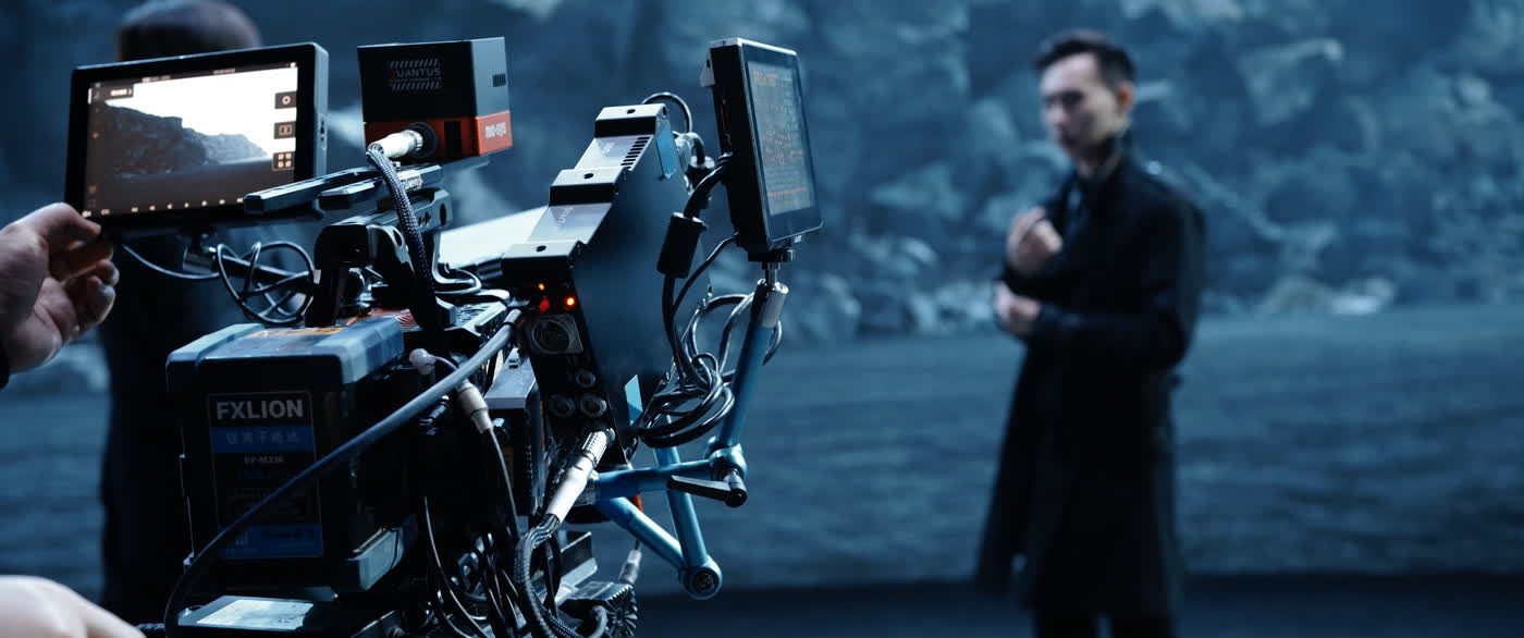 Shadow Studio · behind the production monitor